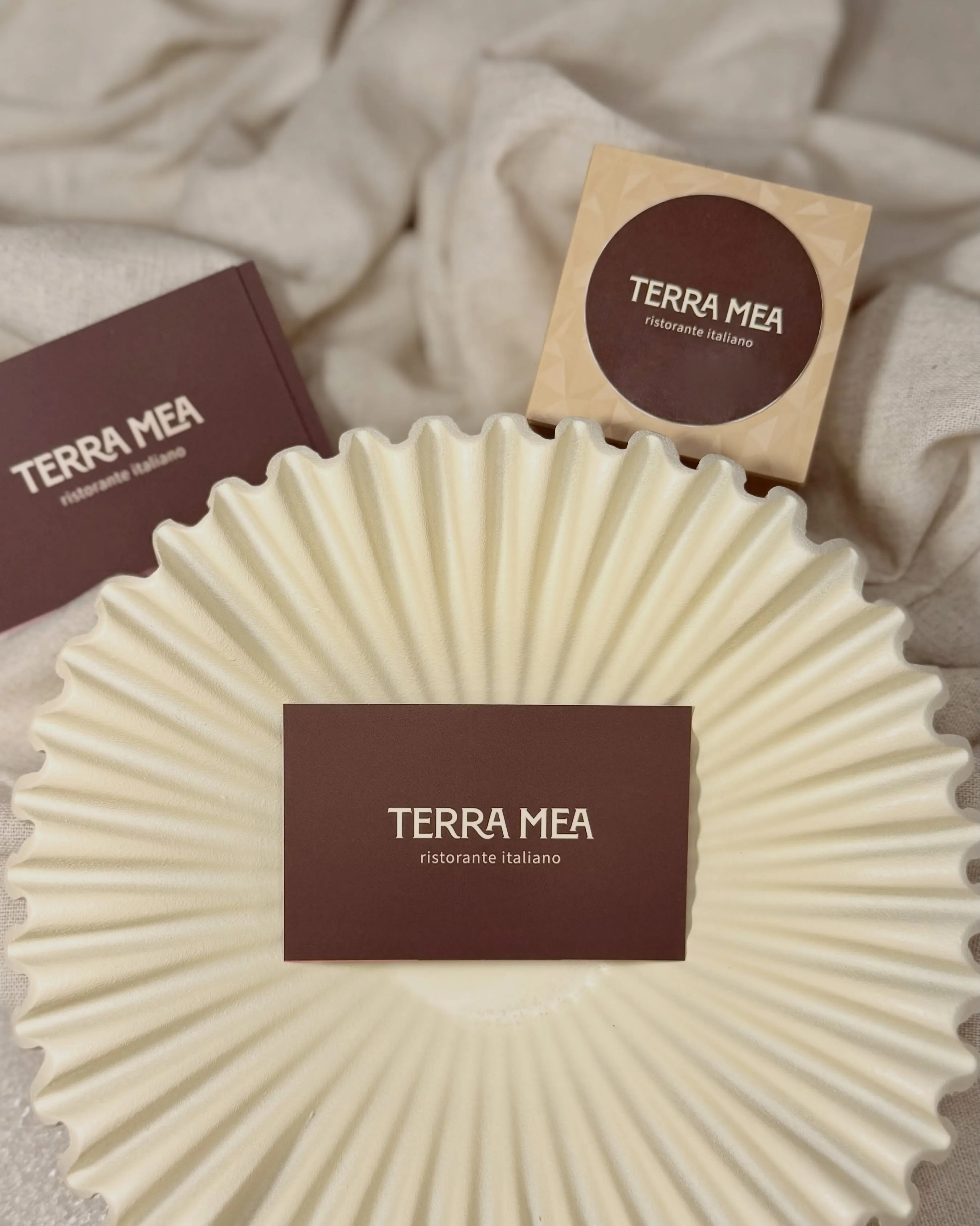 Menükarte im neuen Terra-Mea-Design